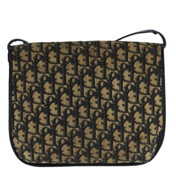 DIOR Trotter Canvas Shoulder Bag Navy - Picture 3 of 13